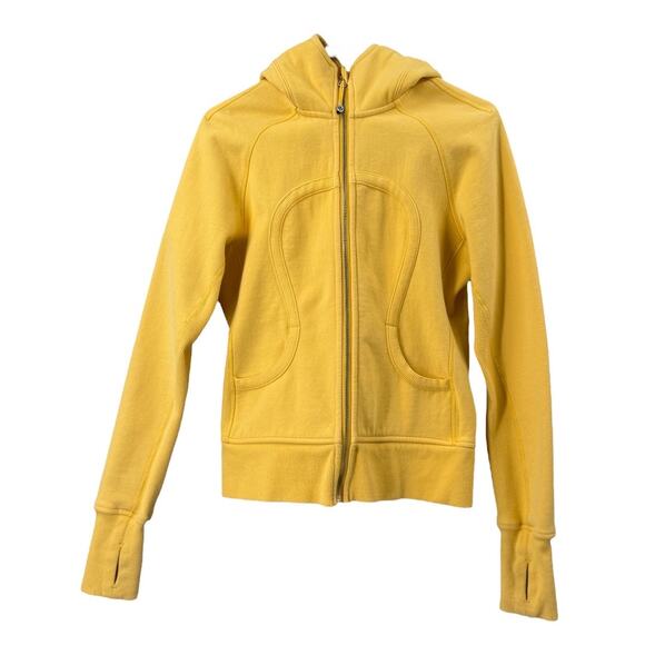 Lululemon Jackets & Blazers - Lululemon Vintage Scuba Size 10 Yellow Heavyweight